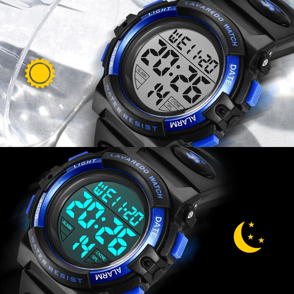 Kids Digital Sports Watch for Age 4-15 Waterproof Watches with Alarm Stopwatch Wrist Watches for Boys Girls Birthday Chriatmas Gift for Kids