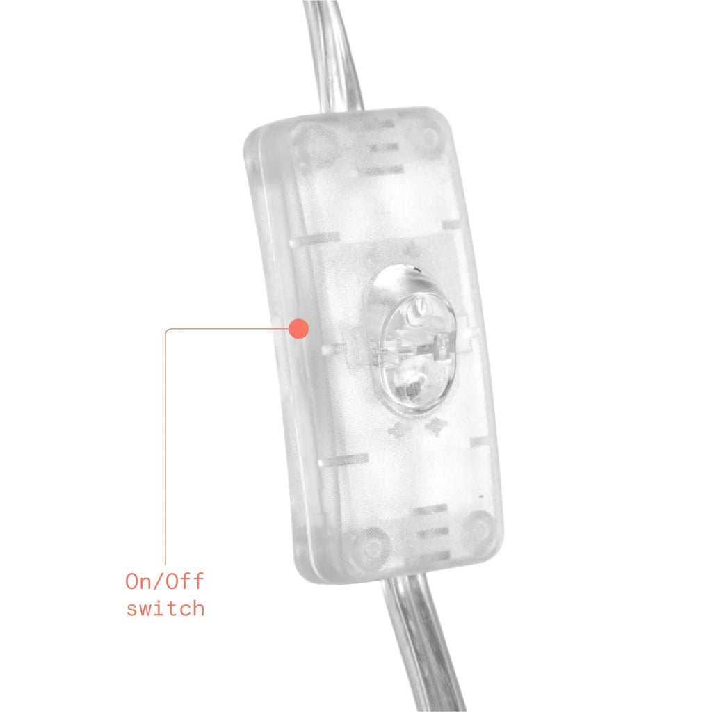 19" Gold Metal Table Lamp with Glass Petal Shade