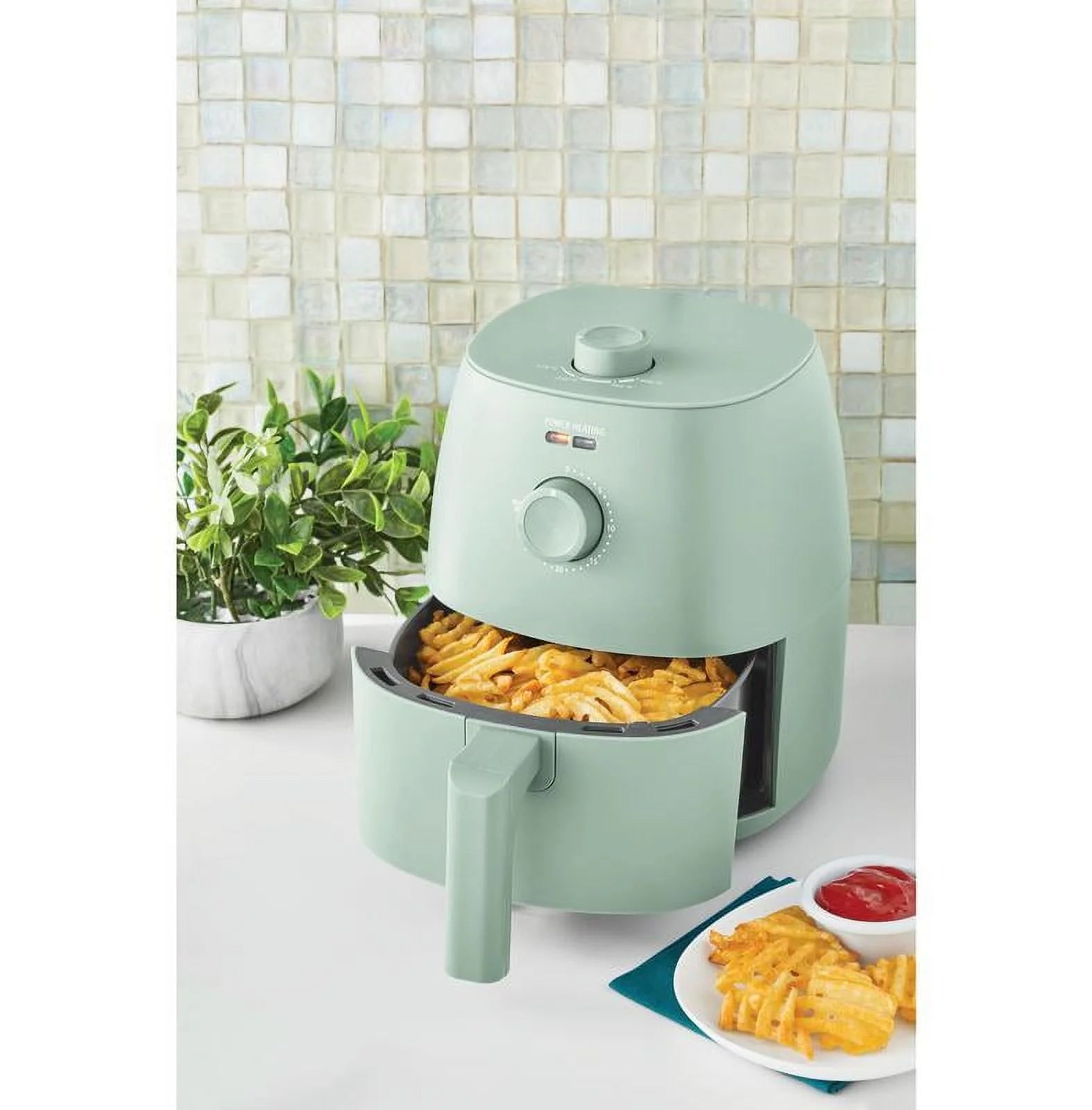 2.2 Qt Air Fryer, Sage Green - Automatic Shutoff, Nonstick