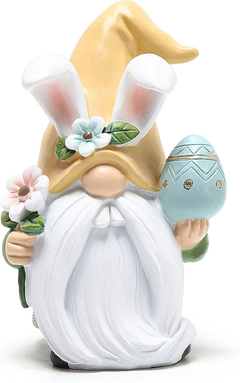 Easter Gnomes Decor Resin Easter Bunny Doll Decoration Home Ornaments Table Decor Valentines Gnomes Resin Decor Gifts (Mrs Gnome)