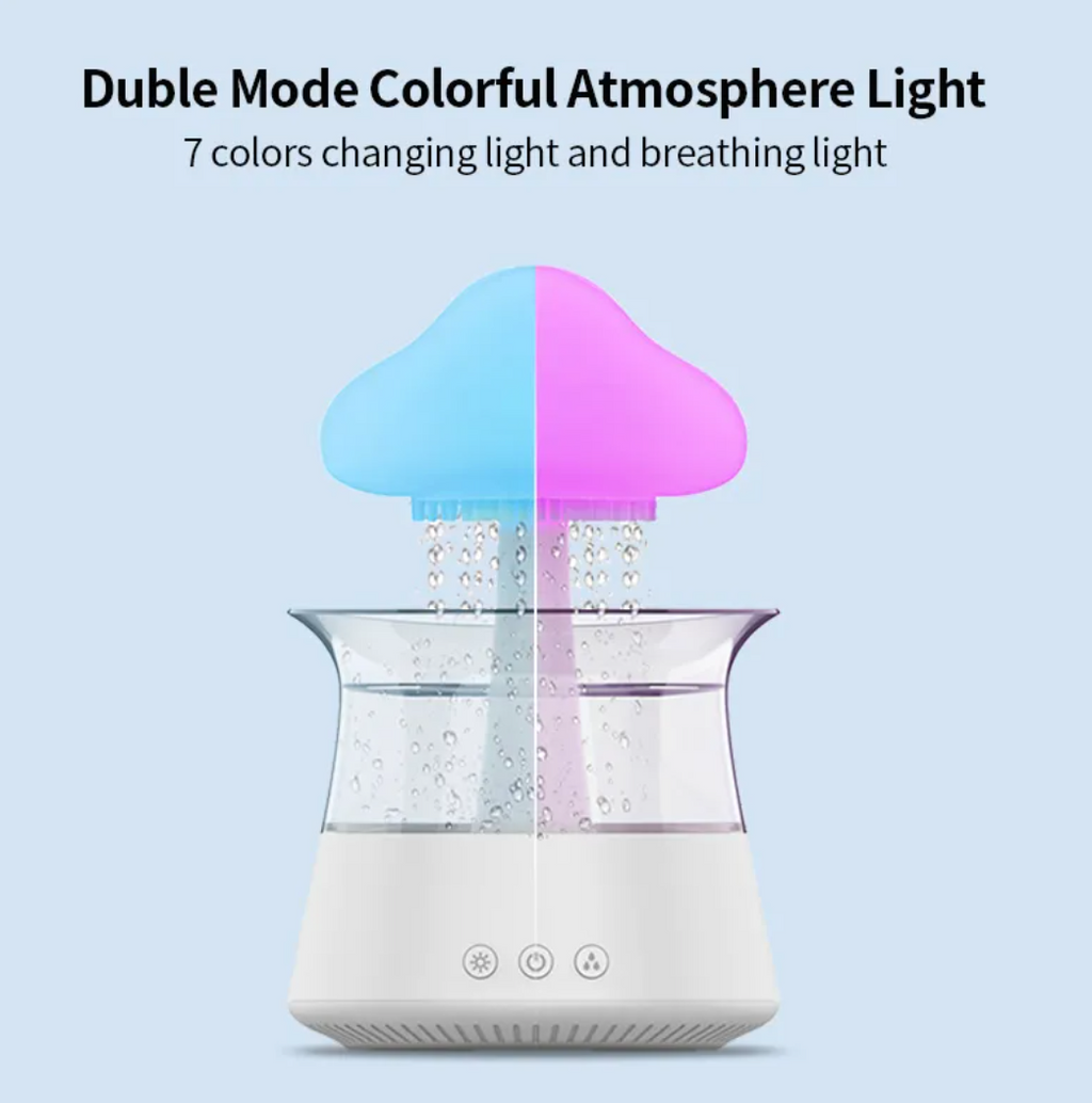 Cloud & Mushroom LED Aroma Diffuser Humidifier